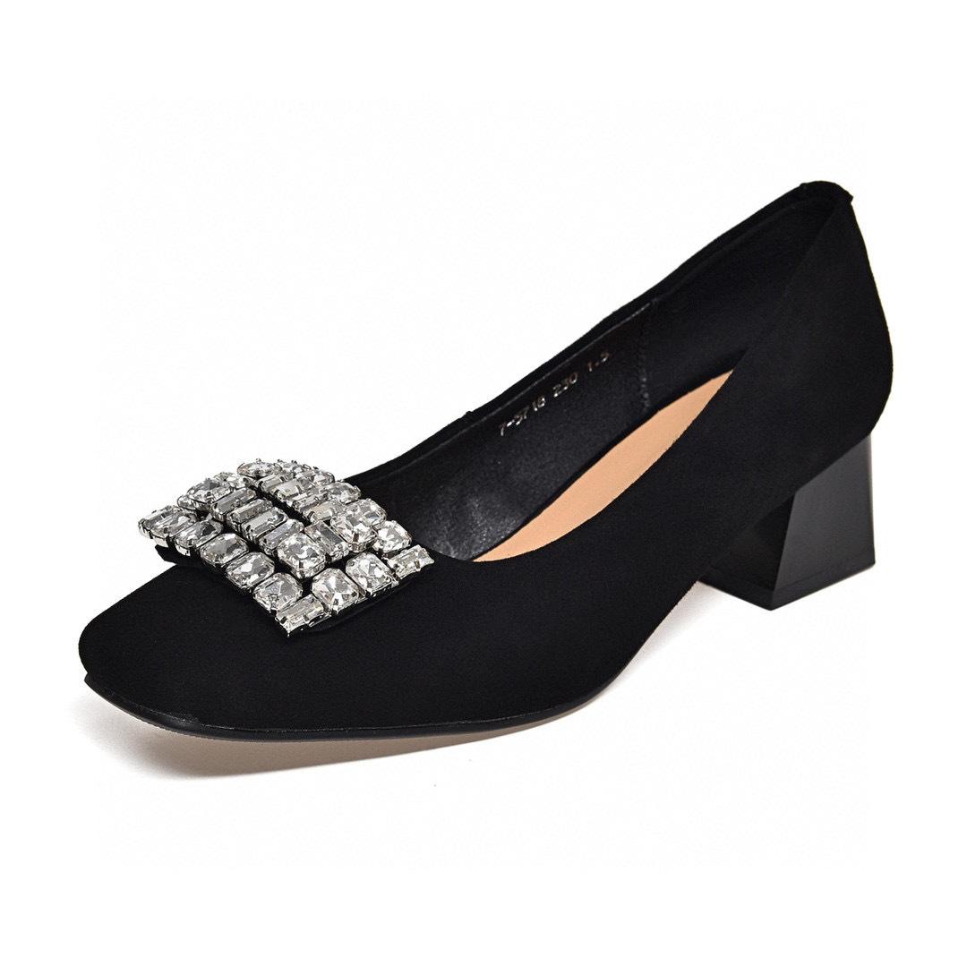 Женские осенние туфли на высоком каблуке, простые, с темпераментом, с квадратным носком, с неглубоким вырезом, модные туфли со стразами, на среднем каблуке, туфли для платья, черные банкетные туфли 40 чёрный
Женские осенние туфли на высоком каблуке, простые, с темпераментом, с квадратным носком, с неглубоким вырезом, модные туфли со стразами, на среднем каблуке, туфли для платья, черные банкетные туфли 40 чёрный