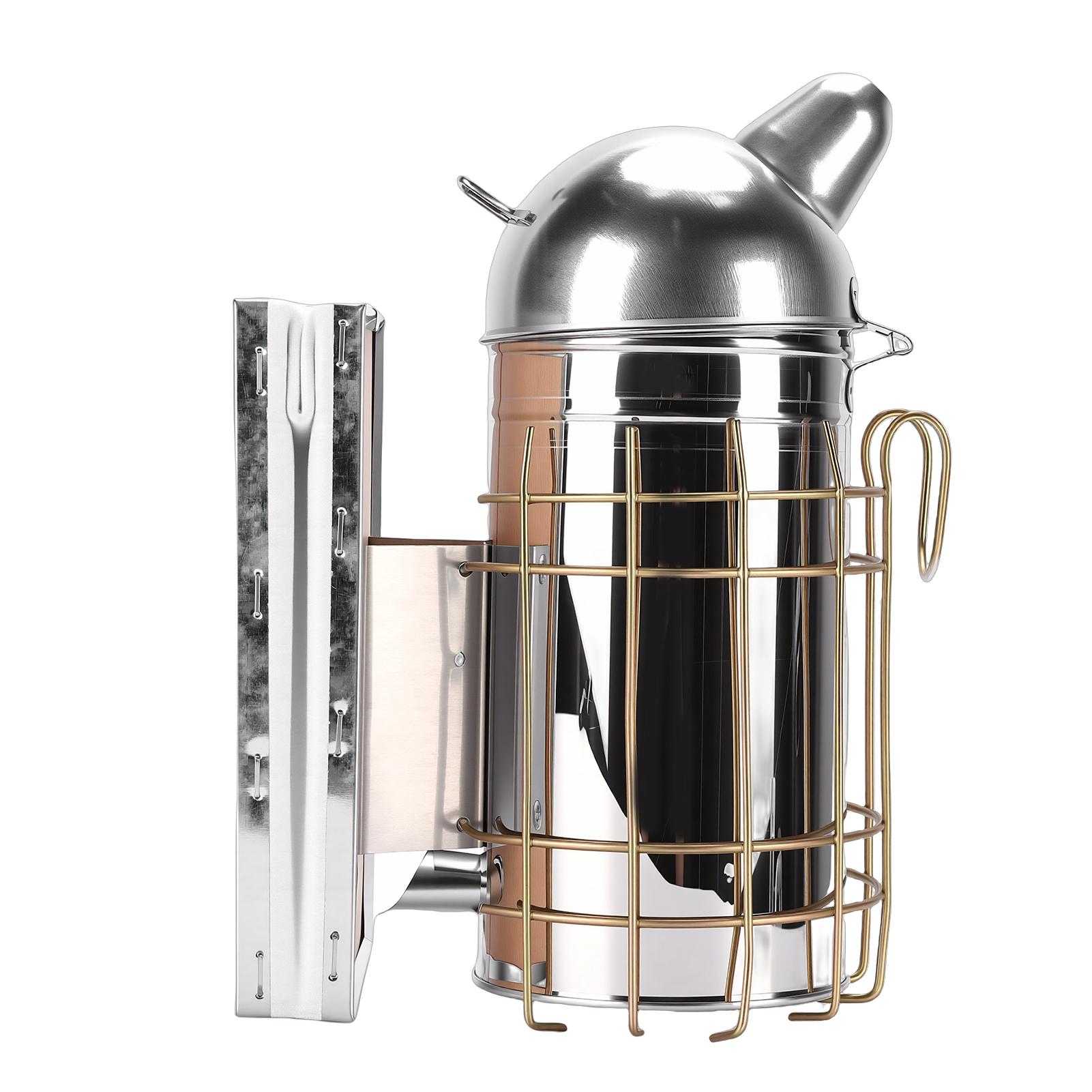Bee Hive Smoker Stainless Steel Bee Smoker Beekeeping Equipment with Hanging Hook Prevent Burns Round Nozzle 800g A
Bee Hive Smoker Stainless Steel Bee Smoker Beekeeping Equipment with Hanging Hook Prevent Burns Round Nozzle 800g A