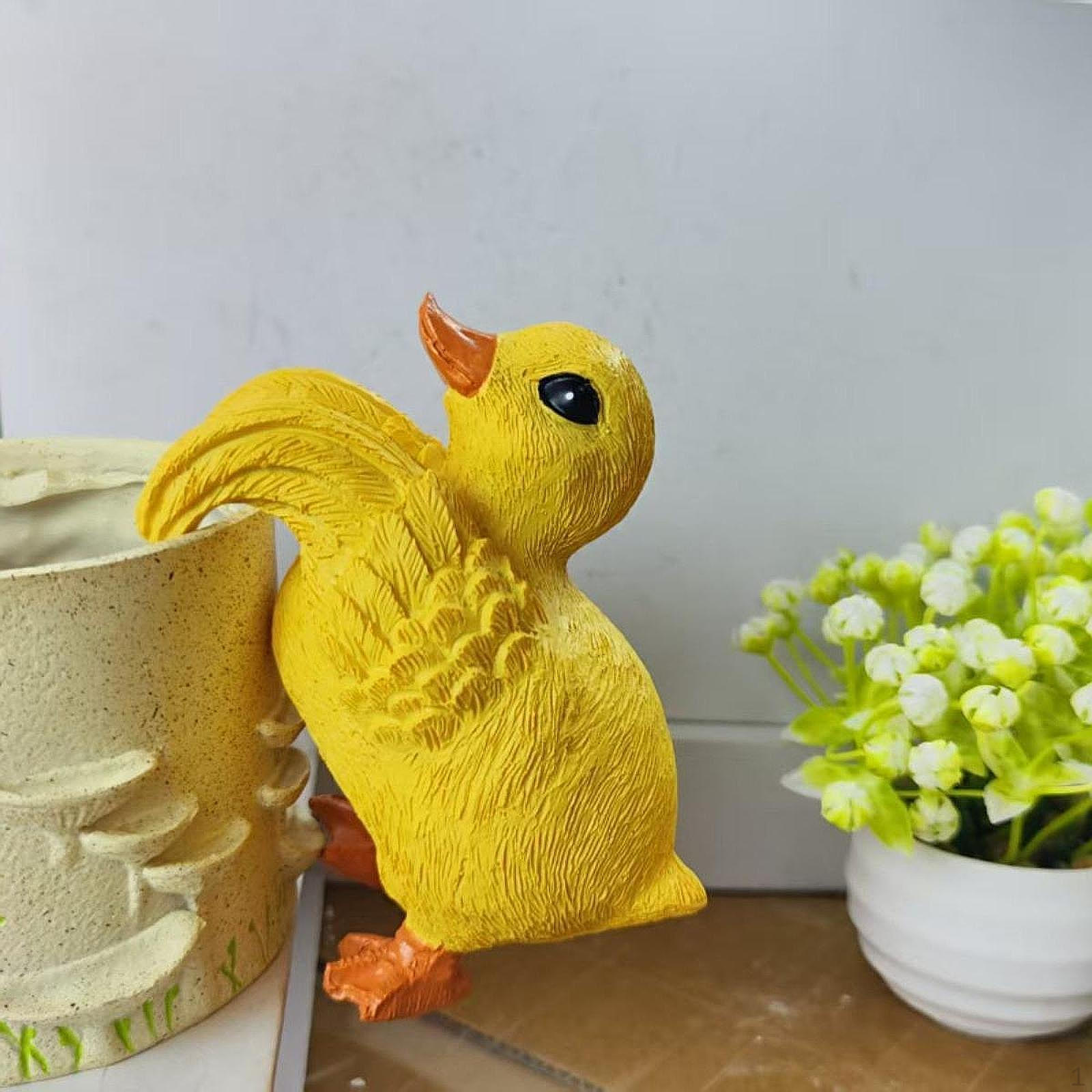 Climbing Duck Statue Flower Pot Hugger Birthday Gift Ornament Planter Decor for Lawn Indoor Outdoor жовтий
Climbing Duck Statue Flower Pot Hugger Birthday Gift Ornament Planter Decor for Lawn Indoor Outdoor жовтий