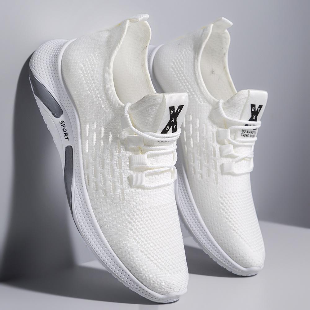 2025 new men s shoes little white shoes flying woven mesh breathable casual shoes men s fashion Korean version men s sports shoes 44
2025 new men s shoes little white shoes flying woven mesh breathable casual shoes men s fashion Korean version men s sports shoes 44