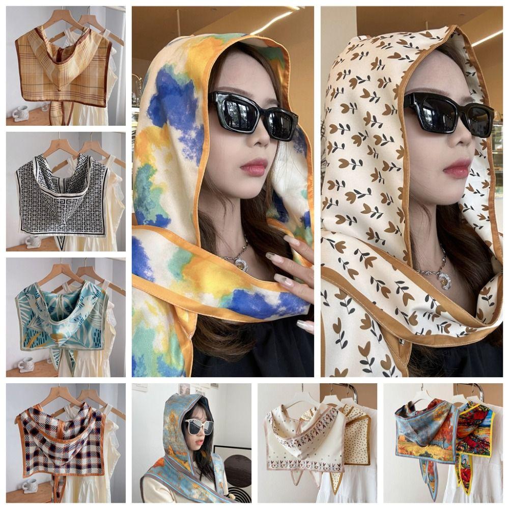 Sun Protection Sunscreen Scarf National Style Silk Scarf Hat Spring Summer Style 5
Sun Protection Sunscreen Scarf National Style Silk Scarf Hat Spring Summer Style 5