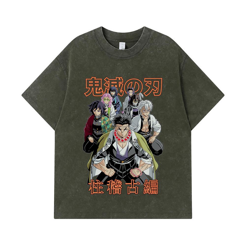 275 GSM Washed T-shirts 100% Cotton Demon Slayer V22 Hashiras Print Unisex Heavy Cotton T Shirt S армия зеленый
275 GSM Washed T-shirts 100% Cotton Demon Slayer V22 Hashiras Print Unisex Heavy Cotton T Shirt S армия зеленый