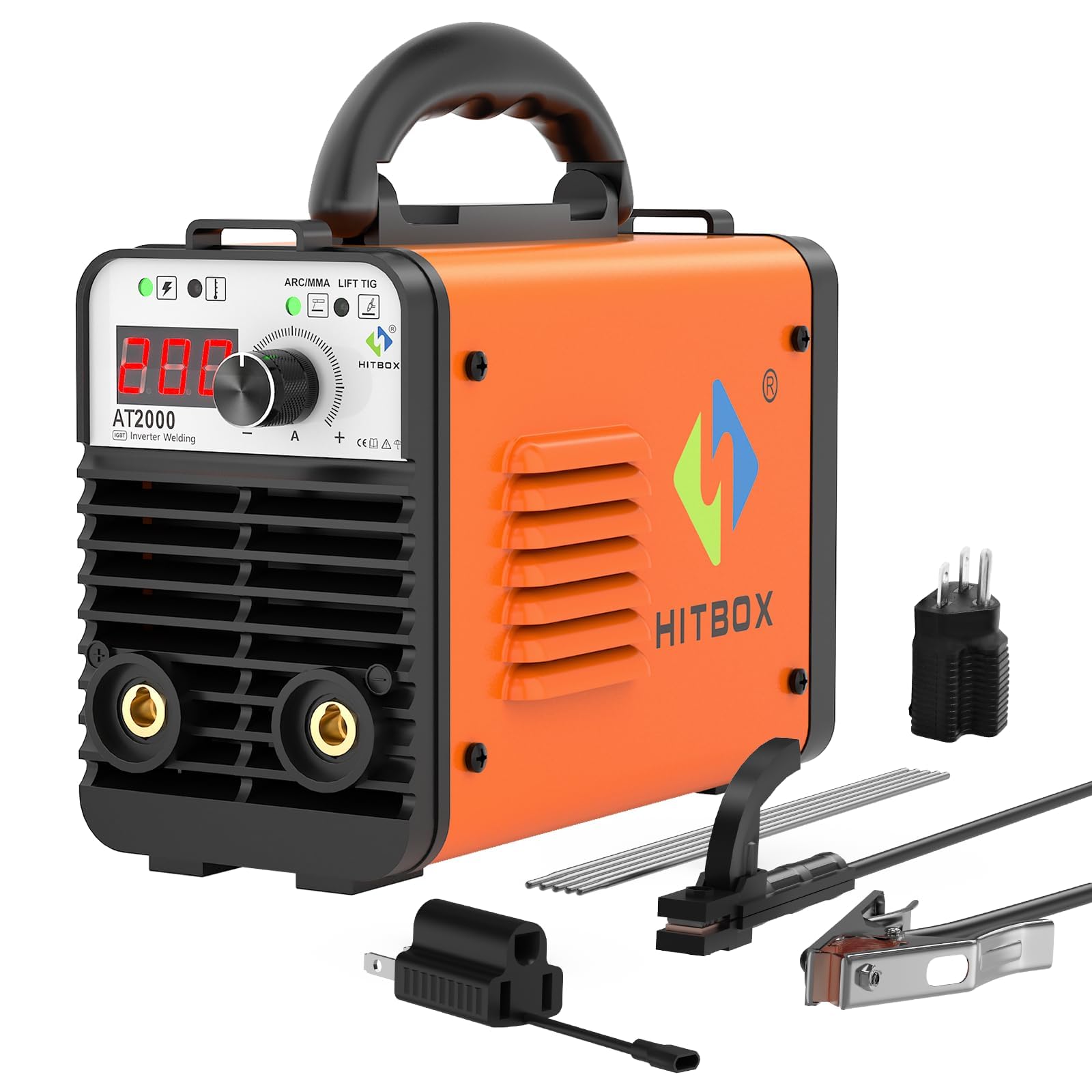 HITBOX Arc Welding Machine Compatible Small Welding Machine 200A Covered Arc Welding LIFT TIG Simple MMA Welding Machine ARC Welding Machine Hobby DIY помаранчевий
HITBOX Arc Welding Machine Compatible Small Welding Machine 200A Covered Arc Welding LIFT TIG Simple MMA Welding Machine ARC Welding Machine Hobby DIY помаранчевий