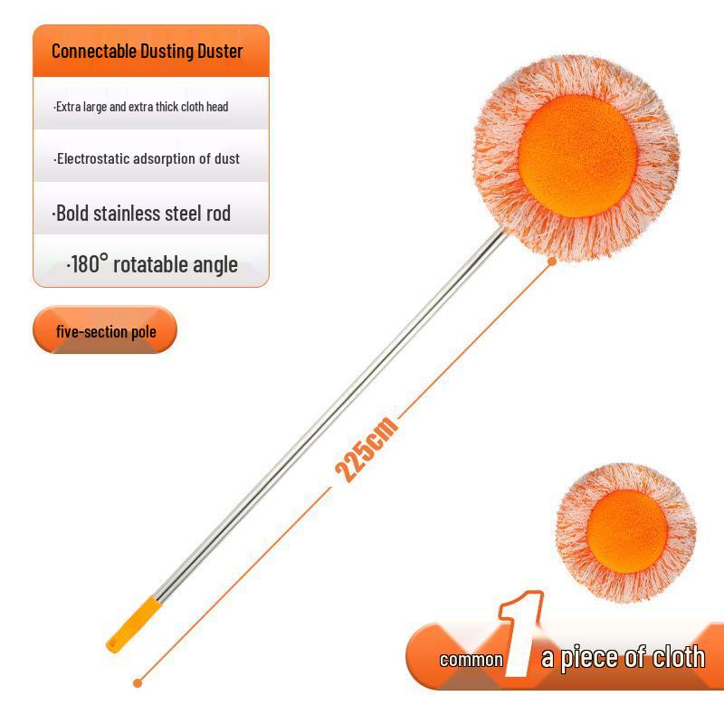 Телескопическая швабра для уборки потолка и стен «Подсолнух»
Телескопическая швабра для уборки потолка и стен «Подсолнух»