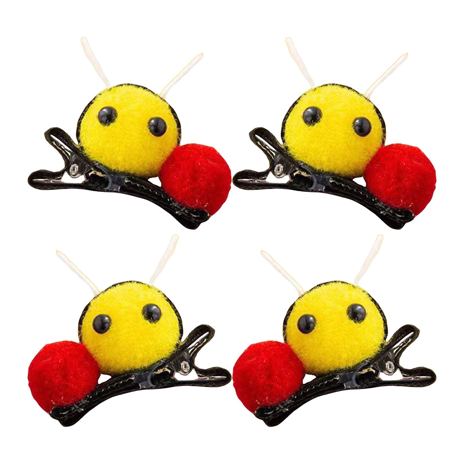 Children Hairpins Hair Clip Bees Shape Headwear for Kid Stage Wear Adorkable Veg 2000s Girls Headdress Plush 1
Children Hairpins Hair Clip Bees Shape Headwear for Kid Stage Wear Adorkable Veg 2000s Girls Headdress Plush 1
