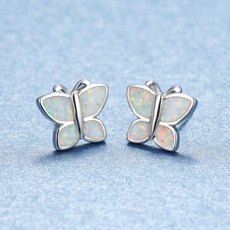In the wind new white gold rose gold white blue butterfly stud earrings temperament versatile earrings
In the wind new white gold rose gold white blue butterfly stud earrings temperament versatile earrings