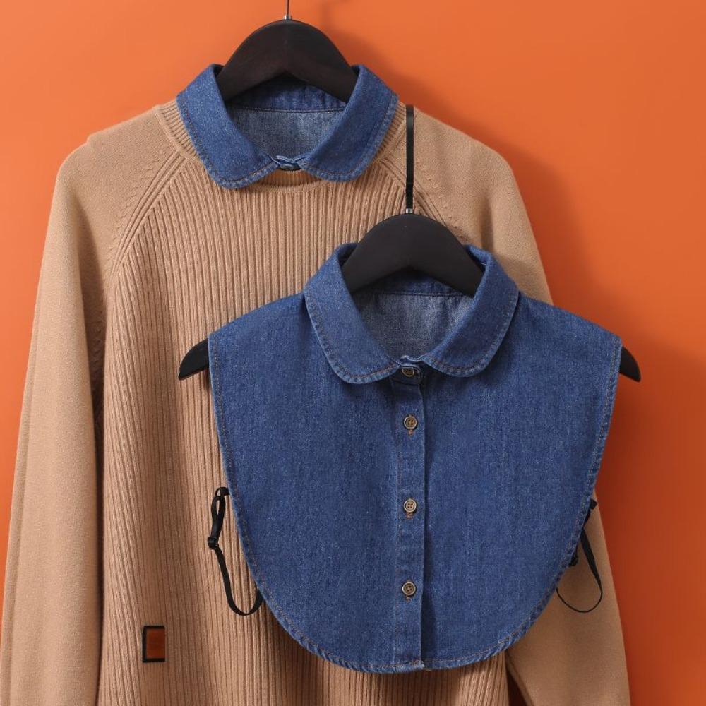 Korean Style Denim Fake Collar Round Neck Shirt Collar Simple Detachable Collar Student Style 4
Korean Style Denim Fake Collar Round Neck Shirt Collar Simple Detachable Collar Student Style 4