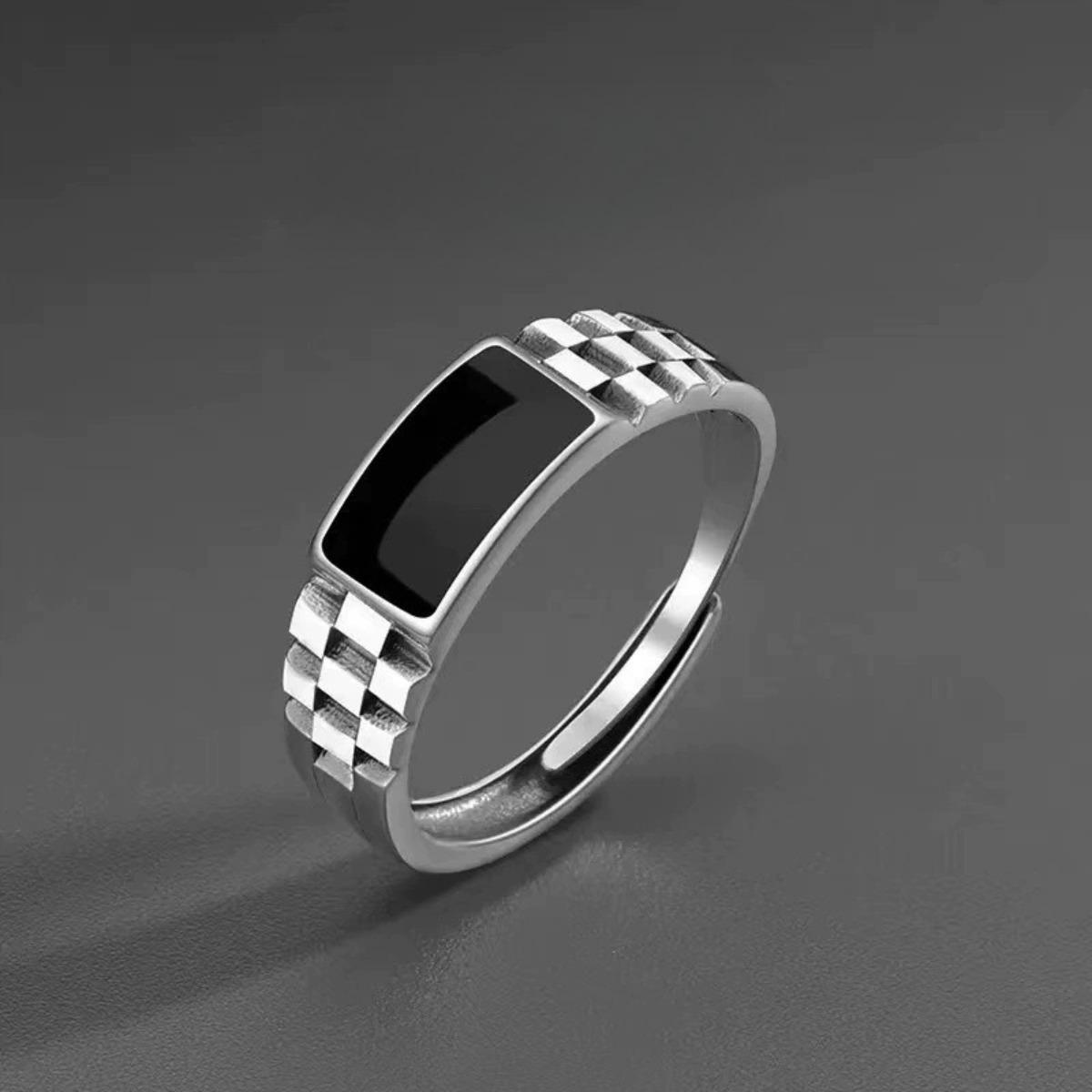 Vintage Adjustable Open Men s Ring Faux Onyx Punk Fashion Stainless Steel Copper Color Zircon Gift for Him Adjustable
Vintage Adjustable Open Men s Ring Faux Onyx Punk Fashion Stainless Steel Copper Color Zircon Gift for Him Adjustable