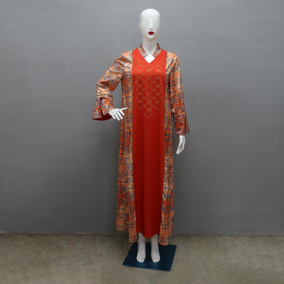 XQY500264 Ethnic Fashion Rhinestone Color Block Long Robe Medium помаранчевий
XQY500264 Ethnic Fashion Rhinestone Color Block Long Robe Medium помаранчевий
