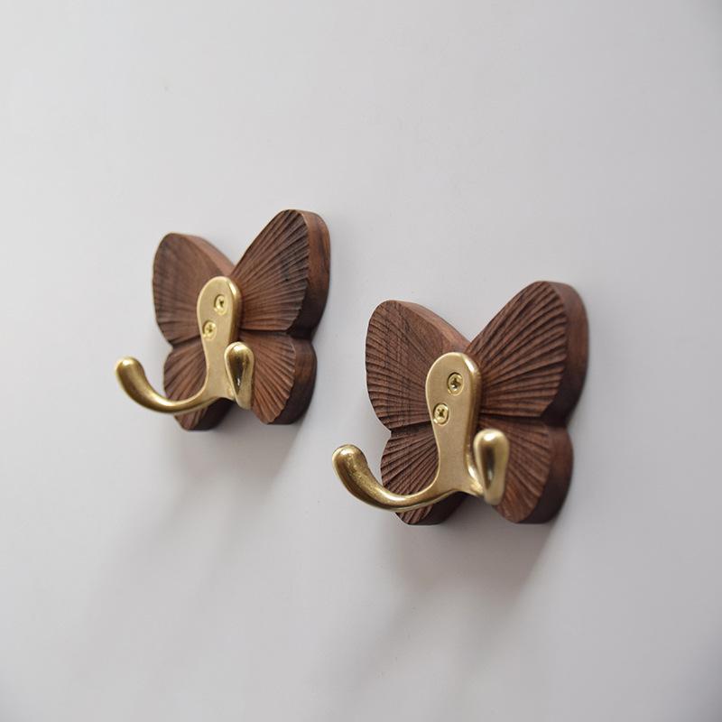 Butterfly, Solid Wood Hook, Creative, Black Walnut, Seamless Adhesive Hook, Coat Hook, Black Walnut, Door Hook, Beech Wood Coat Hook Pack of 1
Butterfly, Solid Wood Hook, Creative, Black Walnut, Seamless Adhesive Hook, Coat Hook, Black Walnut, Door Hook, Beech Wood Coat Hook Pack of 1