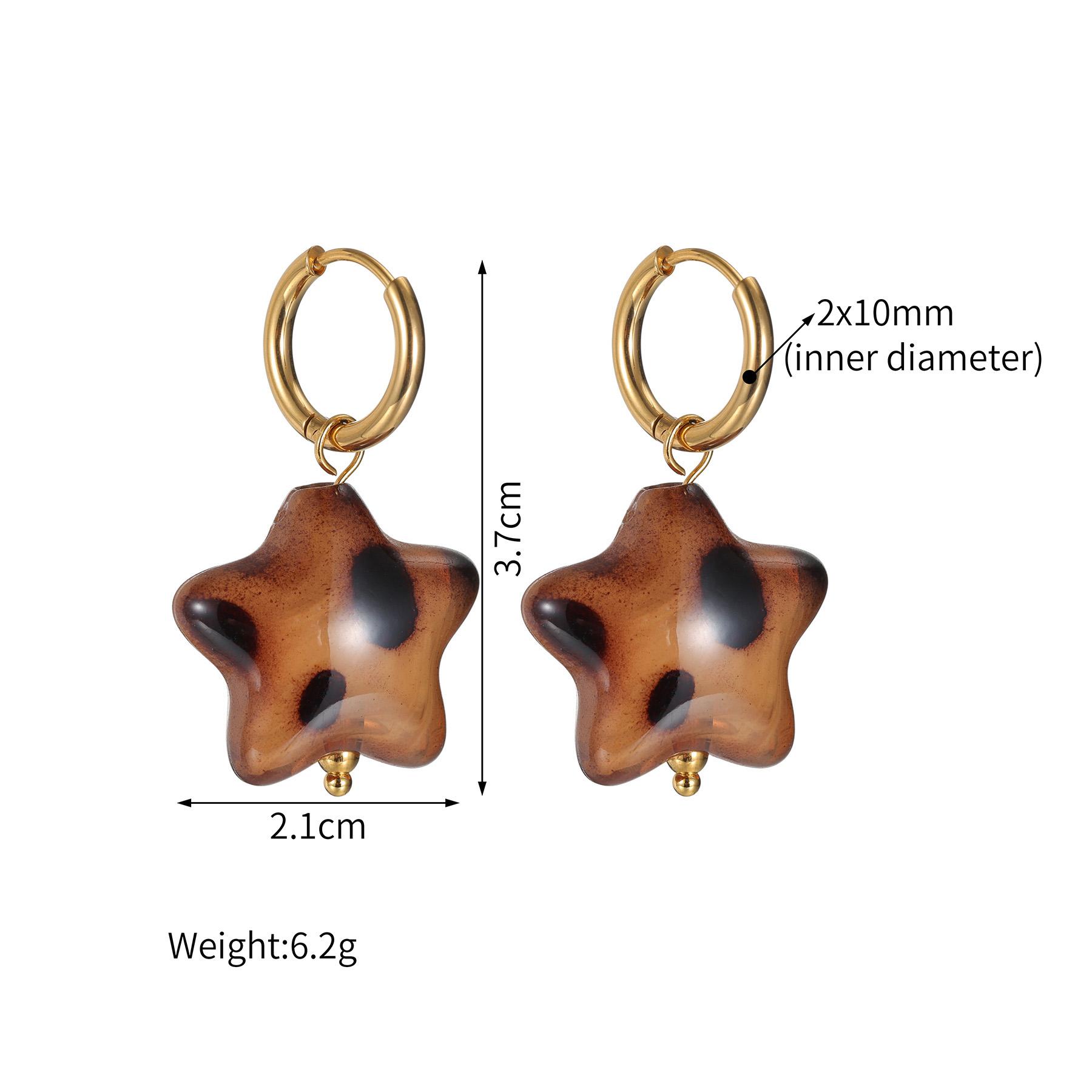 Atoztide New Vintage Leopard Print Heart Earring for Women Stainless Steel Statement Shiny Stone Earrings Christmas Jewelry Gift
Atoztide New Vintage Leopard Print Heart Earring for Women Stainless Steel Statement Shiny Stone Earrings Christmas Jewelry Gift