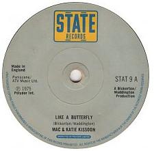 7inch Record MAC KATIE KISSOON Like A Butterfly STAT9 State Records 1975 UK SoulFunk Used
7inch Record MAC KATIE KISSOON Like A Butterfly STAT9 State Records 1975 UK SoulFunk Used