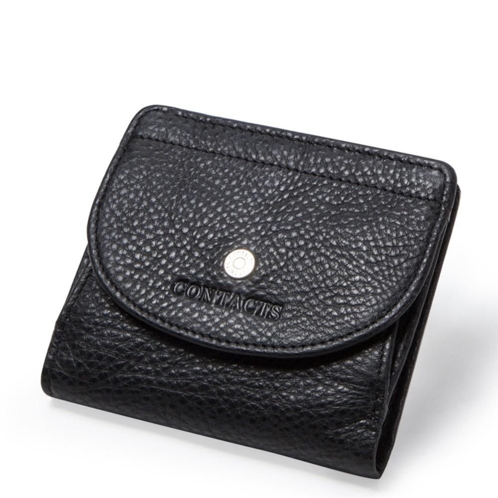 Retro Genuine Leather Purse Folding Large Capacity RFID Bank Credit Card Holder Portable Clutch Ultra Thin Mini Money Bag чорний
Retro Genuine Leather Purse Folding Large Capacity RFID Bank Credit Card Holder Portable Clutch Ultra Thin Mini Money Bag чорний