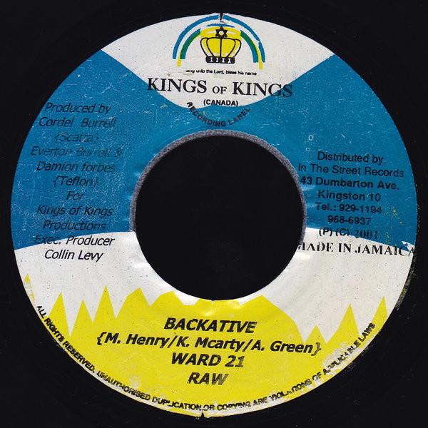 7inch Record WARD 21 / MERCILESS - Backative / Pick A Number NONE Kings of Kings 2001 Jamaica Reggae, Ska & Dub Used
7inch Record WARD 21 / MERCILESS - Backative / Pick A Number NONE Kings of Kings 2001 Jamaica Reggae, Ska & Dub Used