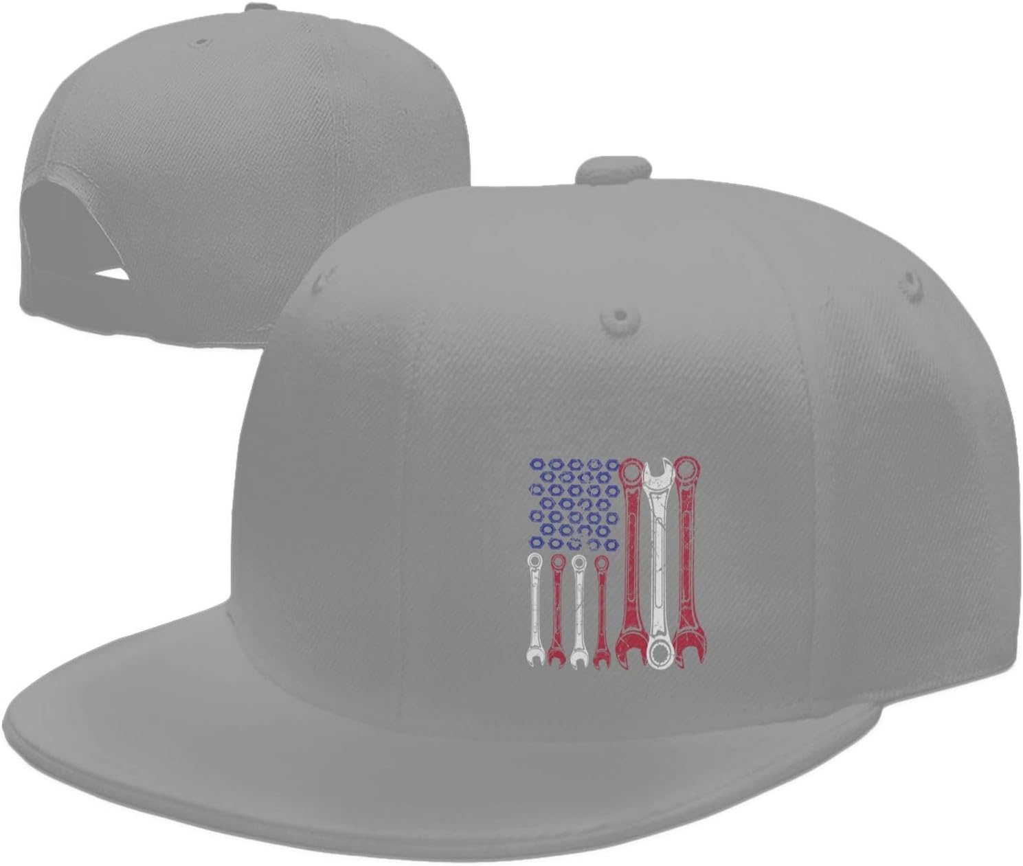 Mechanic Tools American Flag Flat Brim Snapback Cap Polyester Adjustable Outdoor Baseball Hat One Size
Mechanic Tools American Flag Flat Brim Snapback Cap Polyester Adjustable Outdoor Baseball Hat One Size