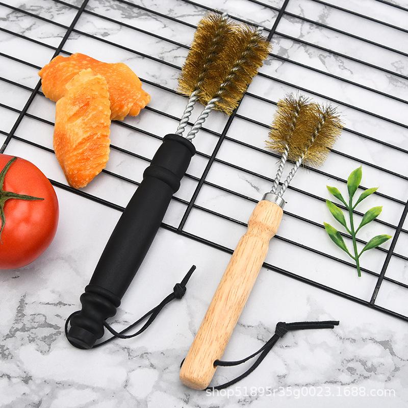 Barbecue Brush Double Headed Outdoor Multifunctional Wooden Handle Brush Steel Wire Barbecue Stove Special Cleaning Brush
Barbecue Brush Double Headed Outdoor Multifunctional Wooden Handle Brush Steel Wire Barbecue Stove Special Cleaning Brush