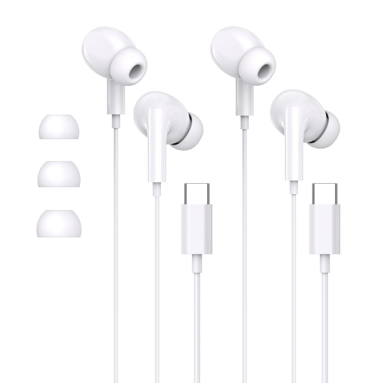 Wired Earphones with Ergonomic Design for Easy Calling and Comfortable Fit Type-C білий
Wired Earphones with Ergonomic Design for Easy Calling and Comfortable Fit Type-C білий