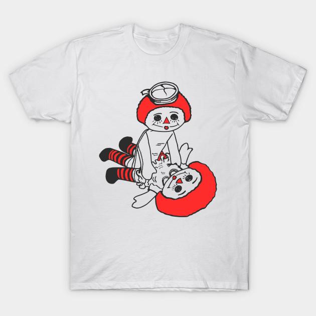 Men Black Print T-shirt Randy Raggedy Ann And Andy No-Cut Transfer Paper Print Cotton Tshirt 2XL білий
Men Black Print T-shirt Randy Raggedy Ann And Andy No-Cut Transfer Paper Print Cotton Tshirt 2XL білий