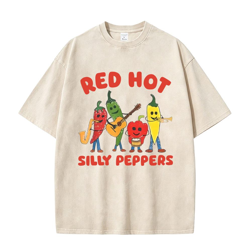 Washed Vintage Red Hot Silly Peppers Funny T Shirt Mens Clothing Retro Gothic Metal Rock Tshirt Unisex Casual Loose Tshirts S
Washed Vintage Red Hot Silly Peppers Funny T Shirt Mens Clothing Retro Gothic Metal Rock Tshirt Unisex Casual Loose Tshirts S