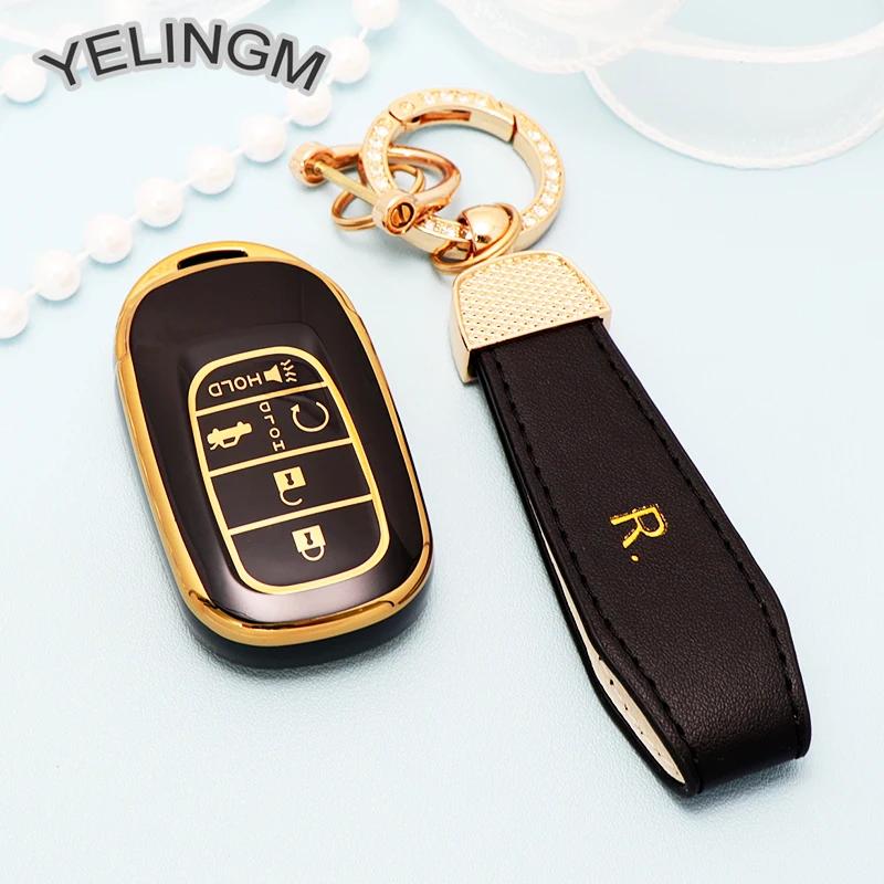 TPU Car Key Case Cover For Honda Civic Accord HR-V CR-V CRV 2021 2022 2023 5Buttons Auto Keychain Shell Fob Holder Accessories
TPU Car Key Case Cover For Honda Civic Accord HR-V CR-V CRV 2021 2022 2023 5Buttons Auto Keychain Shell Fob Holder Accessories