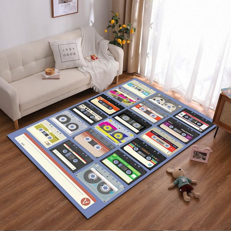Retro Style Cassette Tape Pattern Printed Carpet for Home Decor Suitable for use as an anti-slip for living room bedroom sofas 40x60cm( 15x23in )
Retro Style Cassette Tape Pattern Printed Carpet for Home Decor Suitable for use as an anti-slip for living room bedroom sofas 40x60cm( 15x23in )