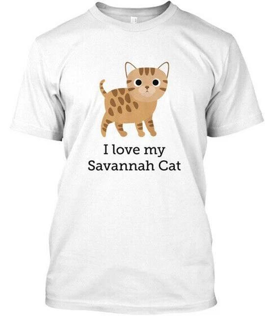 I Love My Savannah Cat! T shirt Made in the USA Size S to 5XL L
I Love My Savannah Cat! T shirt Made in the USA Size S to 5XL L