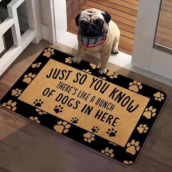 Colorful Puppy Pattern Entrance Mat Anti Slip Suitable for Bright Abstract Design Quick Drying Kitchen Laundry Room Kitchen Mat 40cm x 60cm
Colorful Puppy Pattern Entrance Mat Anti Slip Suitable for Bright Abstract Design Quick Drying Kitchen Laundry Room Kitchen Mat 40cm x 60cm