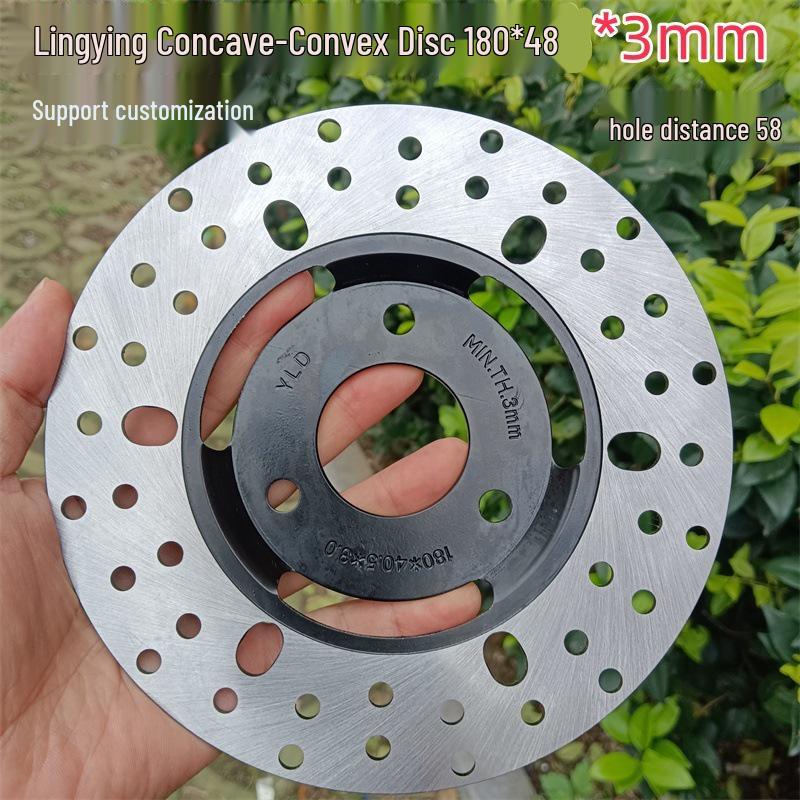 Тормозной диск Lingying 180 мм вогнуто-выпуклый для электромобилей и скутеров Yunlida
Тормозной диск Lingying 180 мм вогнуто-выпуклый для электромобилей и скутеров Yunlida