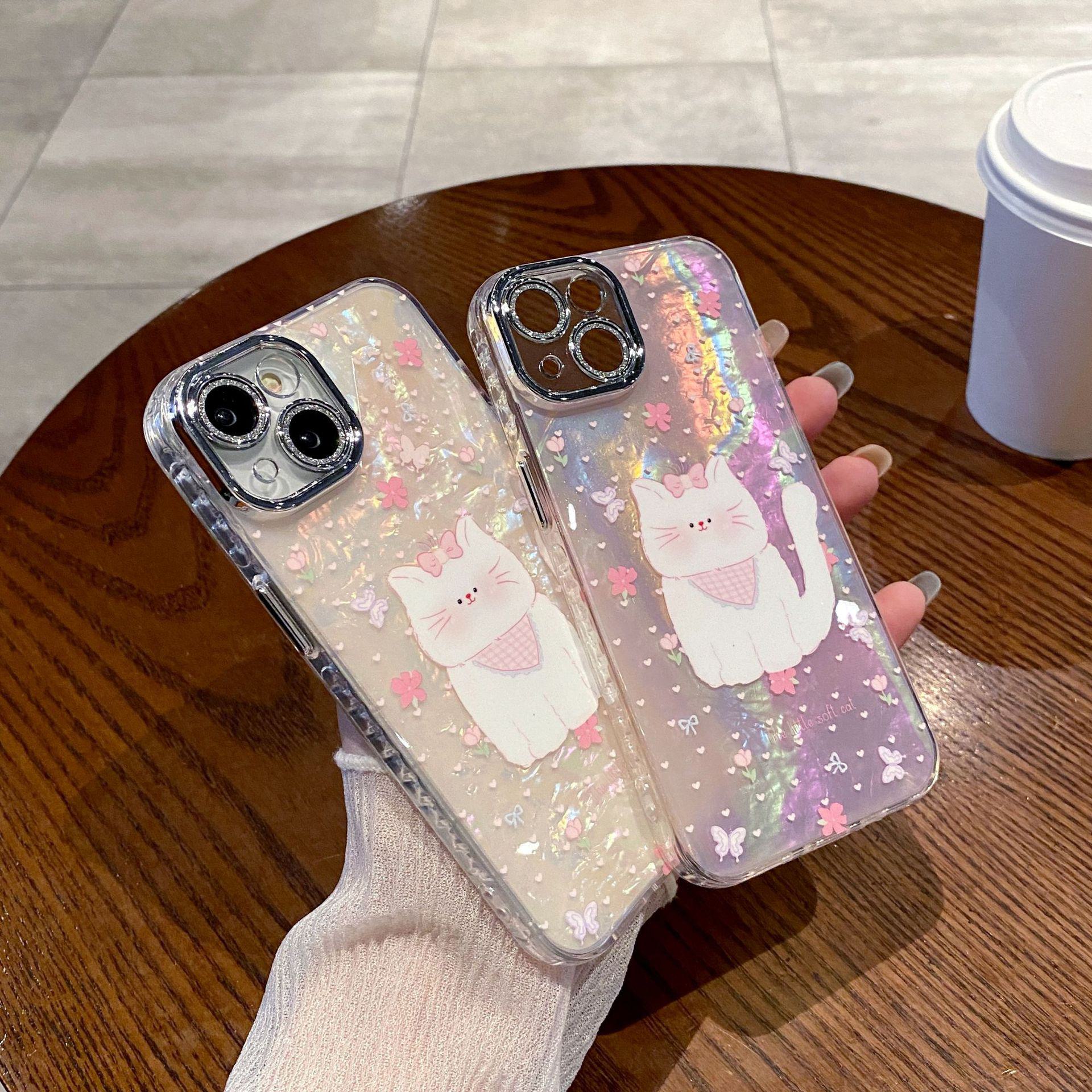 Чехол для iPhone15 Clover Pink Flower Kitten с пленкой для объектива Apple 14 Promax - 13 Shell
Чехол для iPhone15 Clover Pink Flower Kitten с пленкой для объектива Apple 14 Promax - 13 Shell