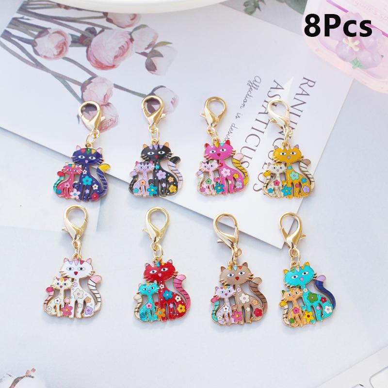 5/8 шт. Мультяшный милый кулон в виде кошки-родителя и котенка, брелок, модный креативный кулон, аксессуары для украшения рюкзака, подарки
5/8 шт. Мультяшный милый кулон в виде кошки-родителя и котенка, брелок, модный креативный кулон, аксессуары для украшения рюкзака, подарки