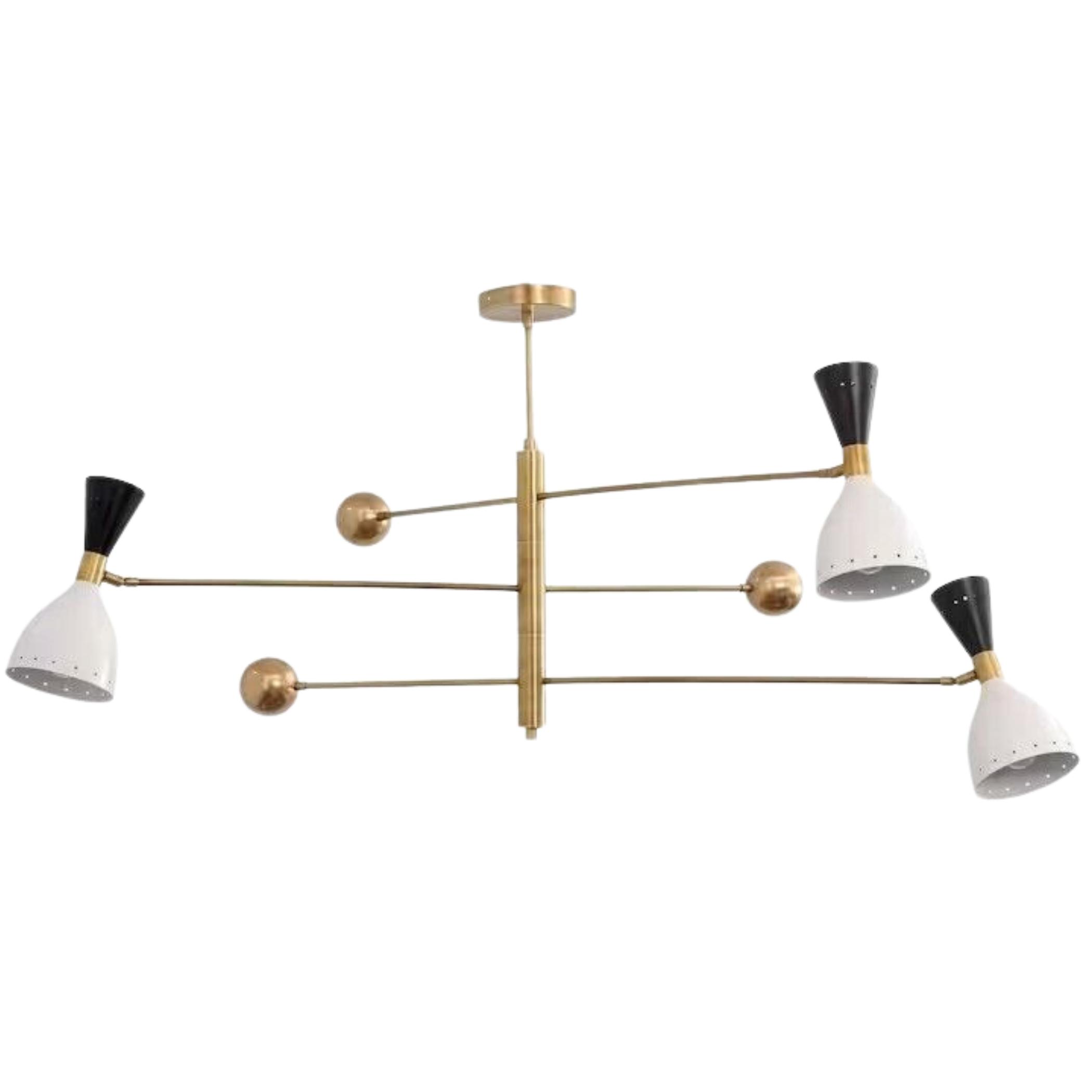 3-х ламповый подвесной светильник Counterball Mid Century Modern Raw Brass Sputnik Light Fixtur W: 40 H: 30 L: 40 Inches
3-х ламповый подвесной светильник Counterball Mid Century Modern Raw Brass Sputnik Light Fixtur W: 40 H: 30 L: 40 Inches