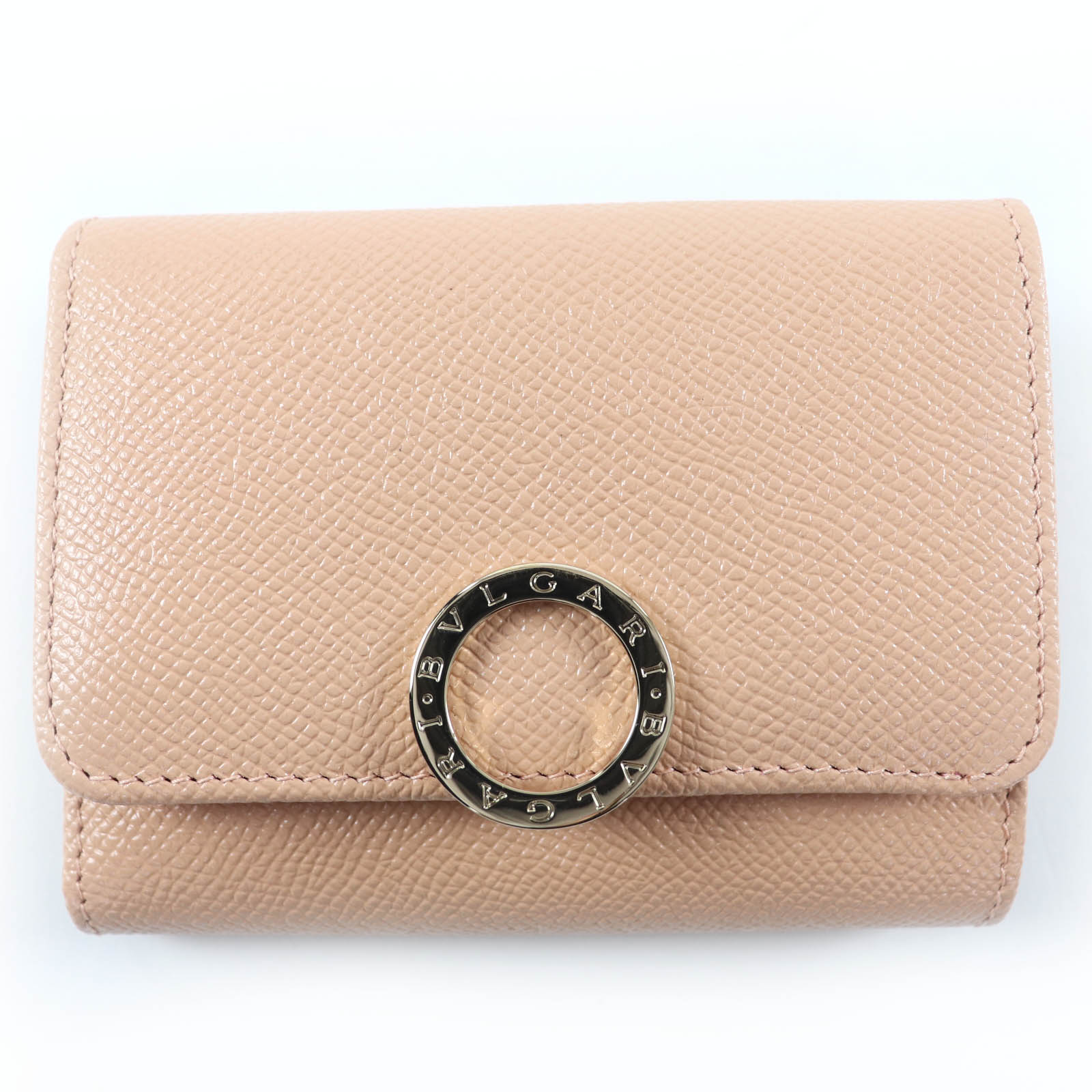 Pristine BVLGARI Bulgari Bulgari Logo Clip Leather Compact Wallet pink 293178 Used
Pristine BVLGARI Bulgari Bulgari Logo Clip Leather Compact Wallet pink 293178 Used