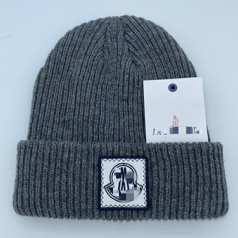 Шапка Зимняя Вязаная Уличная Ветрозащитная Защищающая от Холода Модная Однотонная Теплая Шапка Dark Gray