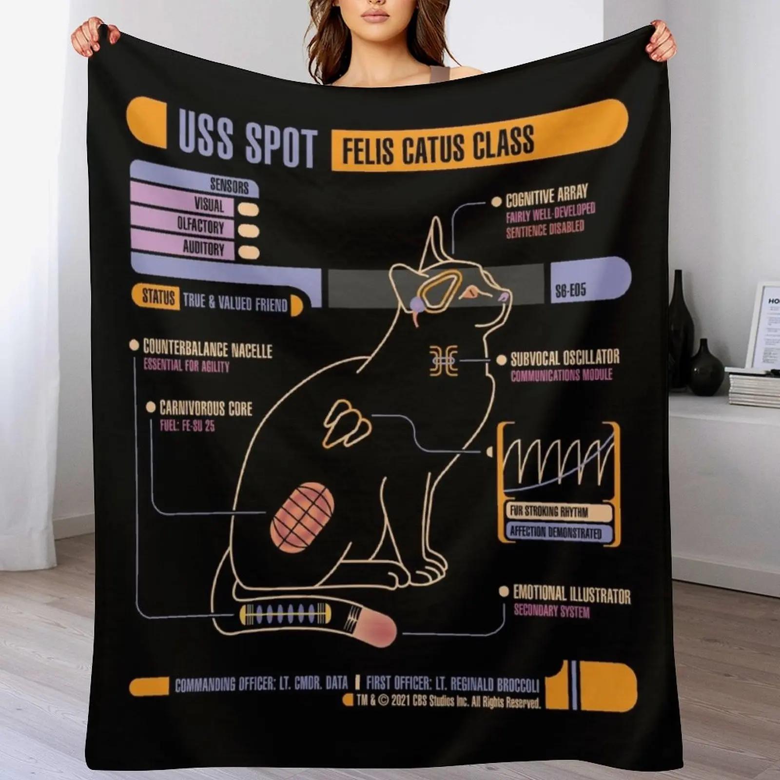 USS Spot Throw Blanket Cozy Home Blanket Gift for Christmas Holiday 102x76cm(40x30in)
USS Spot Throw Blanket Cozy Home Blanket Gift for Christmas Holiday 102x76cm(40x30in)
