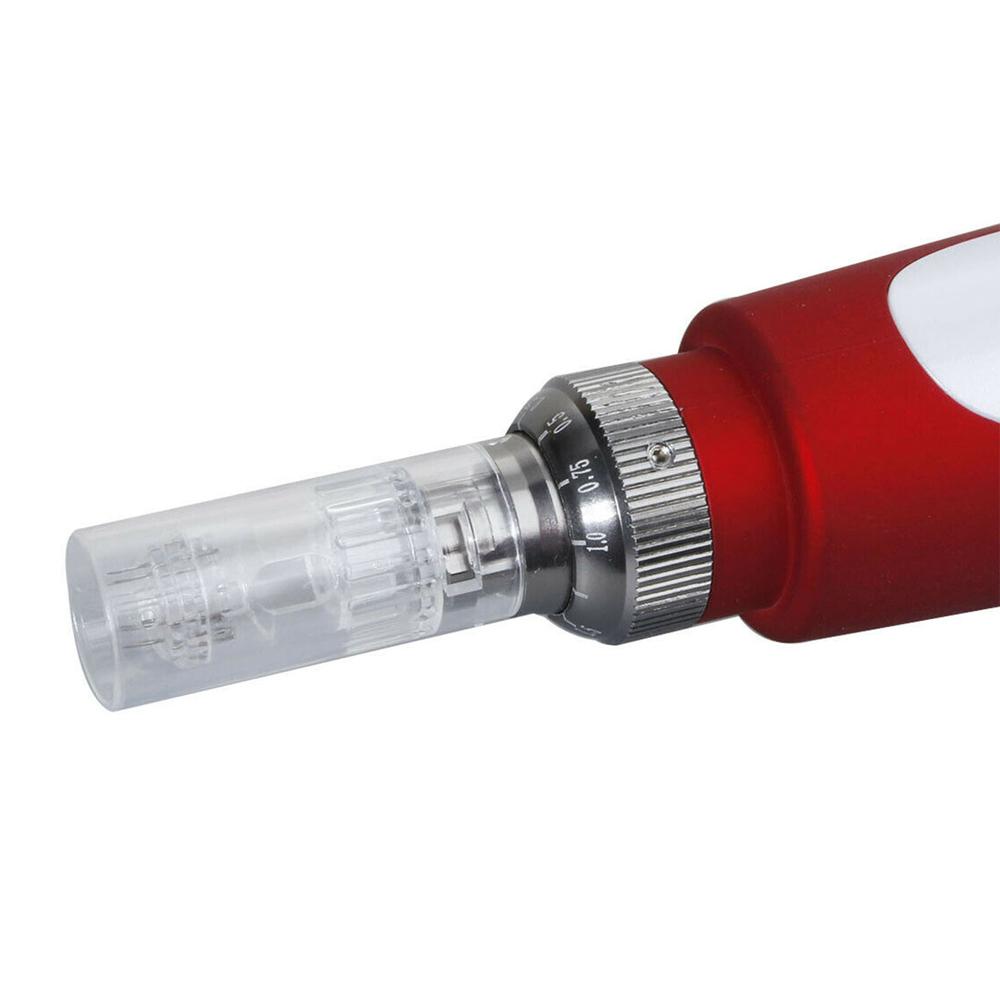 Электрическая ручка Derma Pen Stamp против старения Микроигольный ролик + 2x 12-контактная игла
Электрическая ручка Derma Pen Stamp против старения Микроигольный ролик + 2x 12-контактная игла
