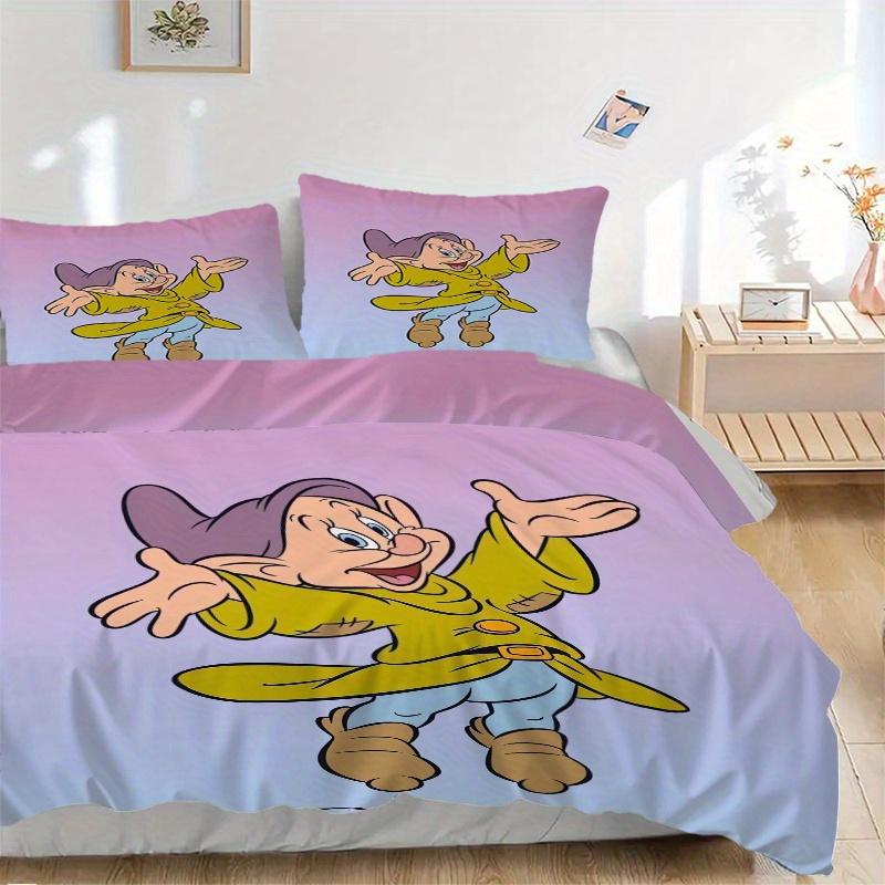 3pcs Happy Dopey Dwarf Print Cover Set Ultra Soft, Breathable, and Comfortable Bedding with Stylish Design for Bedroom and Guest Room Decor 1 Cov 135x200cm
3pcs Happy Dopey Dwarf Print Cover Set Ultra Soft, Breathable, and Comfortable Bedding with Stylish Design for Bedroom and Guest Room Decor 1 Cov 135x200cm