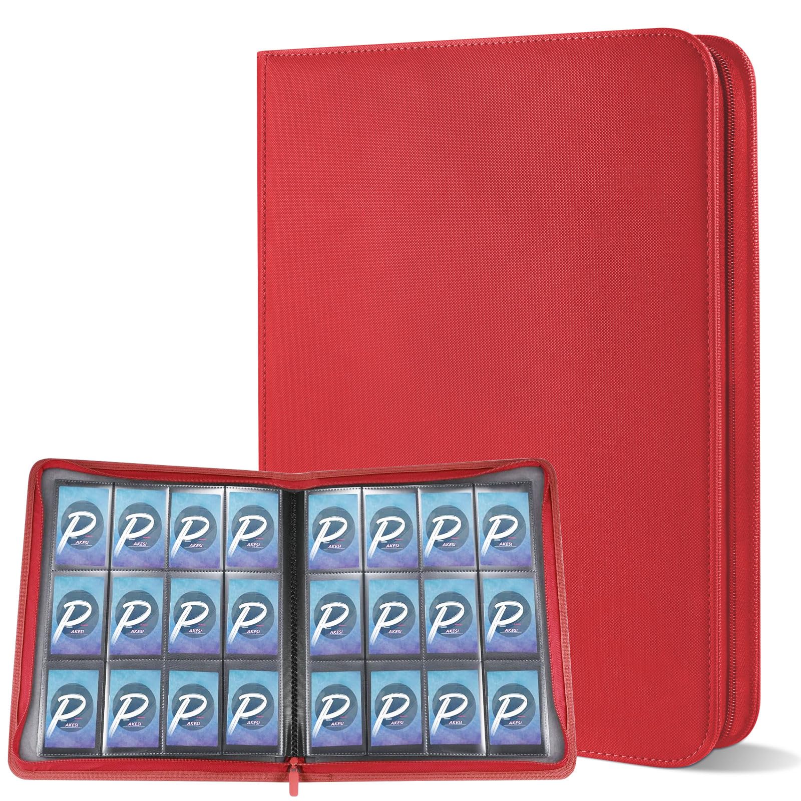 PAKESI Альбом для карточек Star Card 12 карманов Вместимость 480 карточек Прозрачный полипропиленовый материал Листы для карточек и другие Коллекционирование карточек Коллекционный альбом для карточек Star Card (красный)
PAKESI Альбом для карточек Star Card 12 карманов Вместимость 480 карточек Прозрачный полипропиленовый материал Листы для карточек и другие Коллекционирование карточек Коллекционный альбом для карточек Star Card (красный)