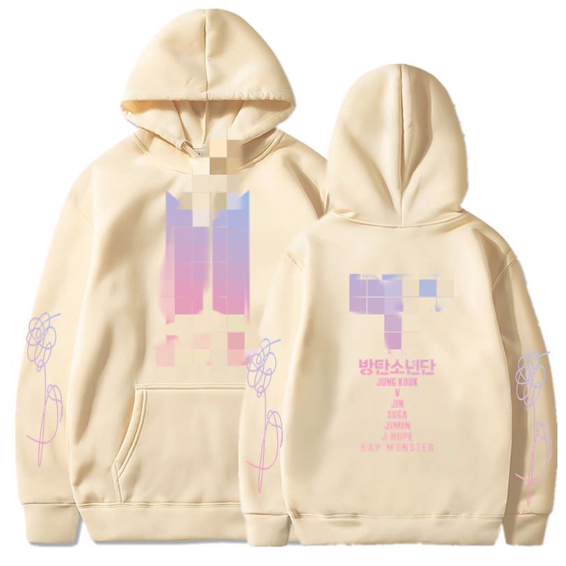 BTS European & American Trendy Unisex Band Printed Hooded Fleece Sweatshirt L хакі
BTS European & American Trendy Unisex Band Printed Hooded Fleece Sweatshirt L хакі