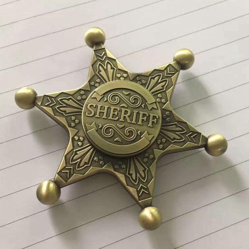 Sheriff Badge Metal Fidget Spinner Toy бронзовий
Sheriff Badge Metal Fidget Spinner Toy бронзовий