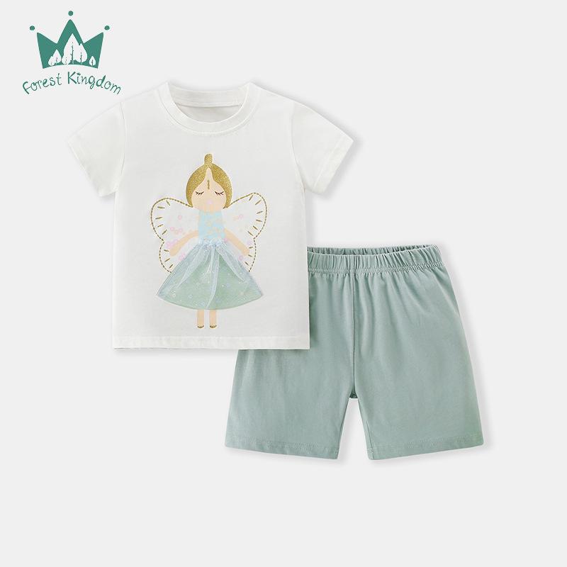 Girls Forest Kingdom Short-Sleeve Summer T-Shirt Set - Children s Clothing, Age 2-5 Years 140cm (8Y)
Girls Forest Kingdom Short-Sleeve Summer T-Shirt Set - Children s Clothing, Age 2-5 Years 140cm (8Y)