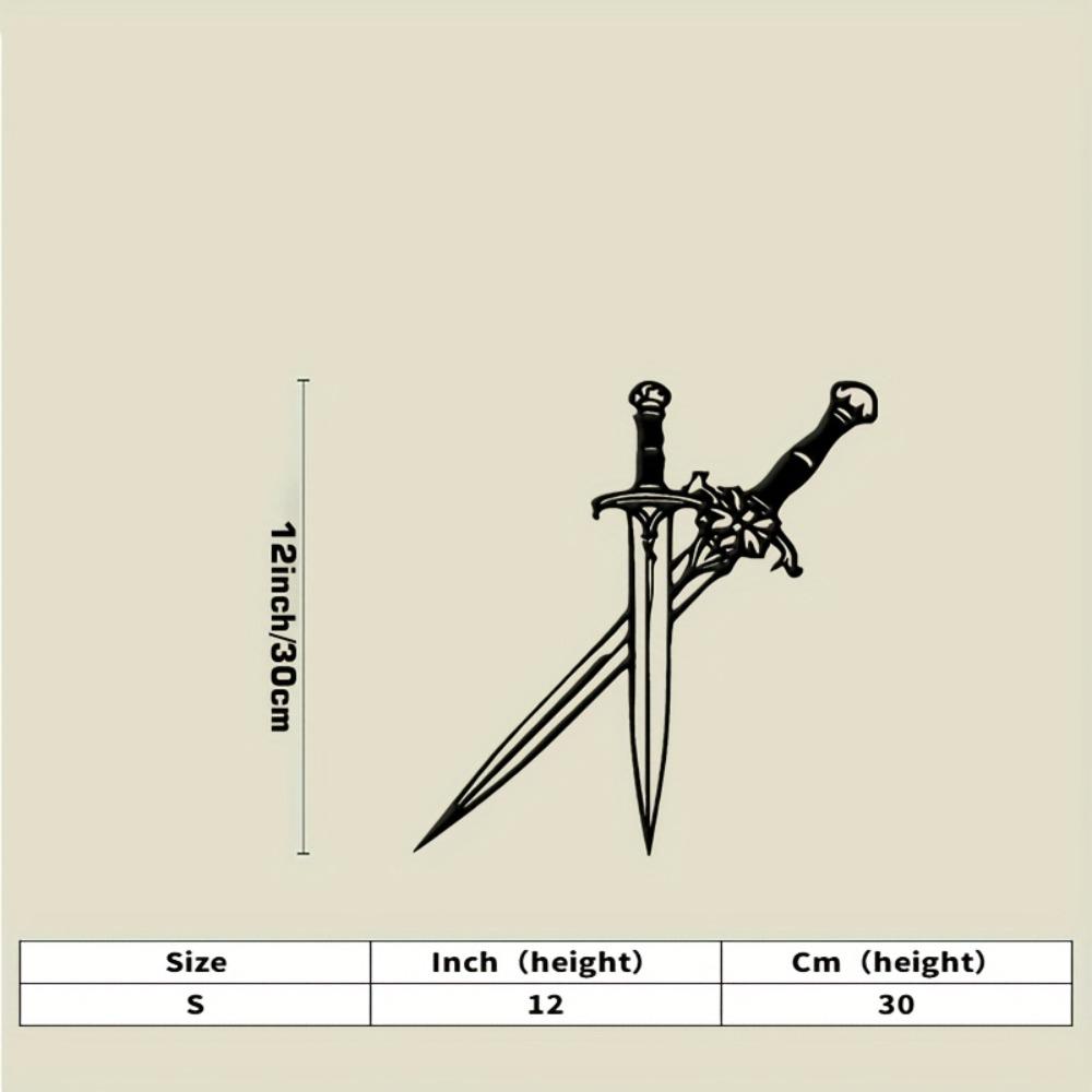 1pc Gothic Medieval Metal Wall Art, Black Iron-Like Sculpture for Home Bar Office, Halloween Christmas Gift for Men, Easy Mounting S-30cm/12inch
1pc Gothic Medieval Metal Wall Art, Black Iron-Like Sculpture for Home Bar Office, Halloween Christmas Gift for Men, Easy Mounting S-30cm/12inch