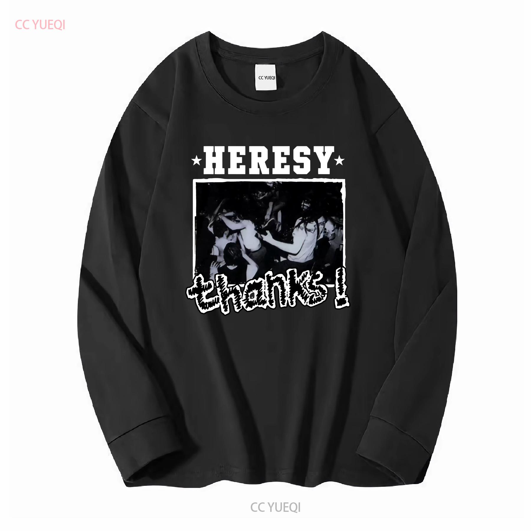 Футболка Heresy Дякую еп UK Hardcore Softstyle 9 кольорів довгий або короткий рукав вінтажна випрана повсякденна стильна м яка розтяжна L
Футболка Heresy Дякую еп UK Hardcore Softstyle 9 кольорів довгий або короткий рукав вінтажна випрана повсякденна стильна м яка розтяжна L