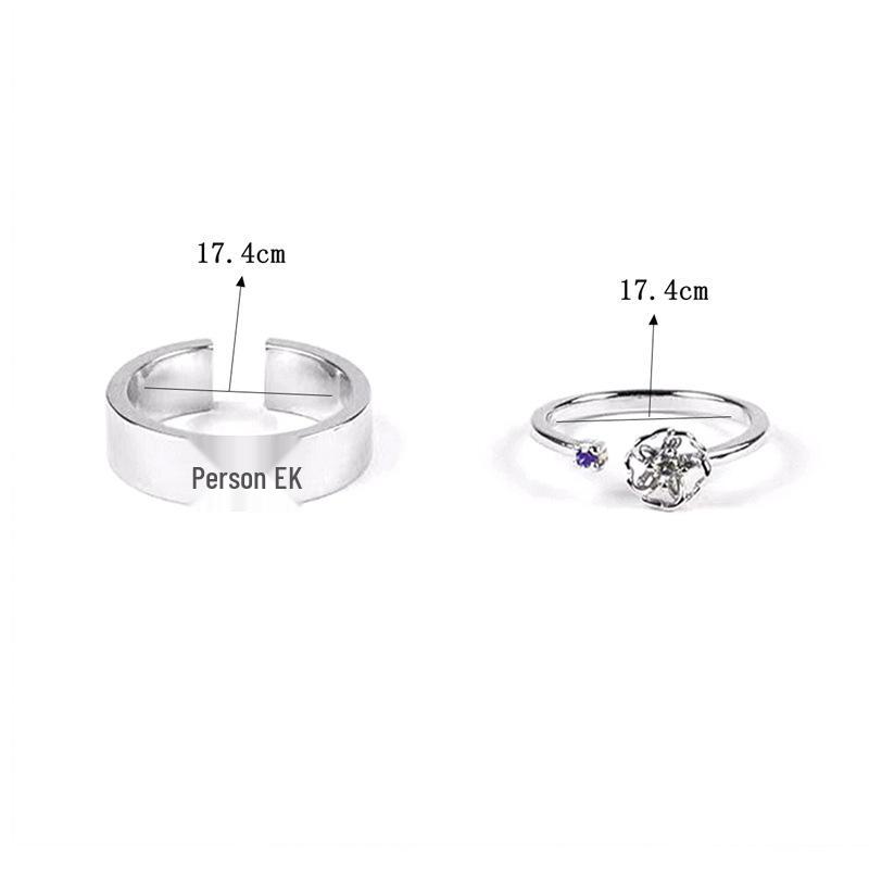 Trendy Cross-Border Flower Ring Set – Adjustable Ring with Letter Design Inspired by Lee Yongbok & Bang Chan One Size
Trendy Cross-Border Flower Ring Set – Adjustable Ring with Letter Design Inspired by Lee Yongbok & Bang Chan One Size