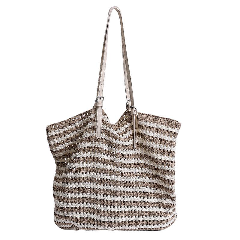 Straw bags, beach bags, woven bags, straw bags, new shoulder women s bags, striped tassels, fashionable and casual. хакі
Straw bags, beach bags, woven bags, straw bags, new shoulder women s bags, striped tassels, fashionable and casual. хакі