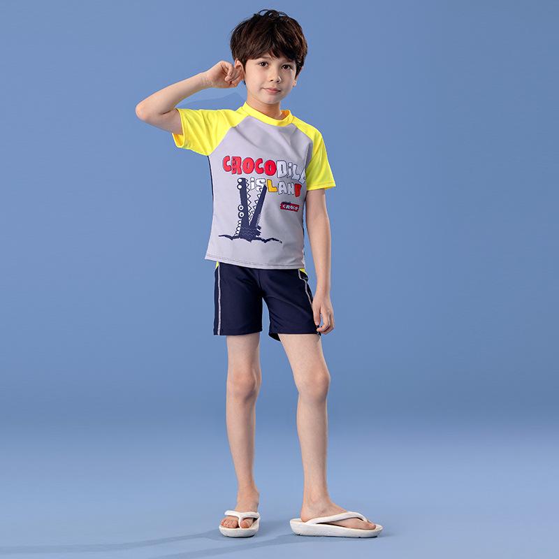 2024 Boys Sunscreen Swimsuit Set: Quick-Dry, Split Swimwear & Trunks for Kids 4XL (140-150 cm)
2024 Boys Sunscreen Swimsuit Set: Quick-Dry, Split Swimwear & Trunks for Kids 4XL (140-150 cm)