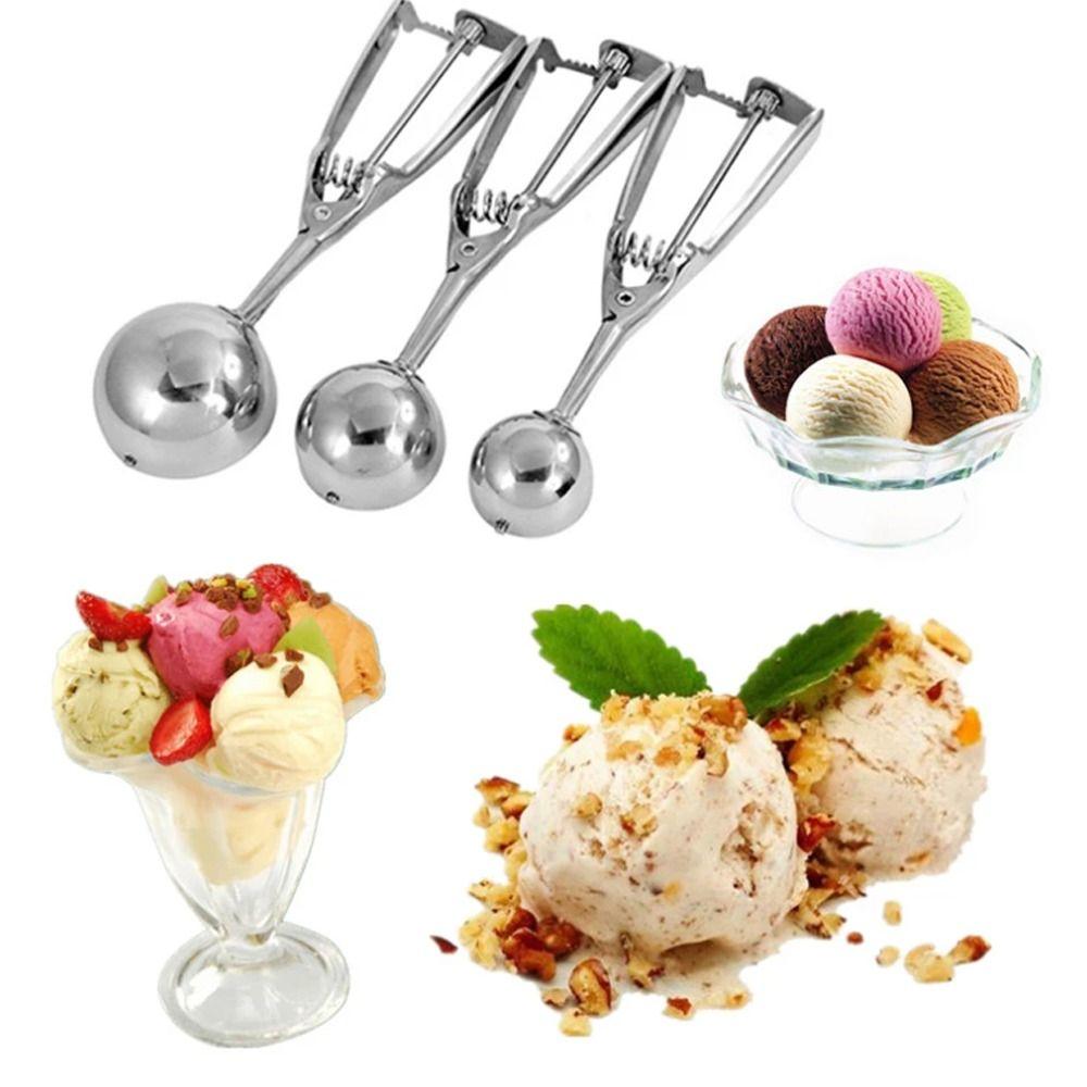 New Kitchen Accessories Stainless Steel Food Grade Ice Cream Spoon Mash Potato Scoop Spring Handle L срібний
New Kitchen Accessories Stainless Steel Food Grade Ice Cream Spoon Mash Potato Scoop Spring Handle L срібний