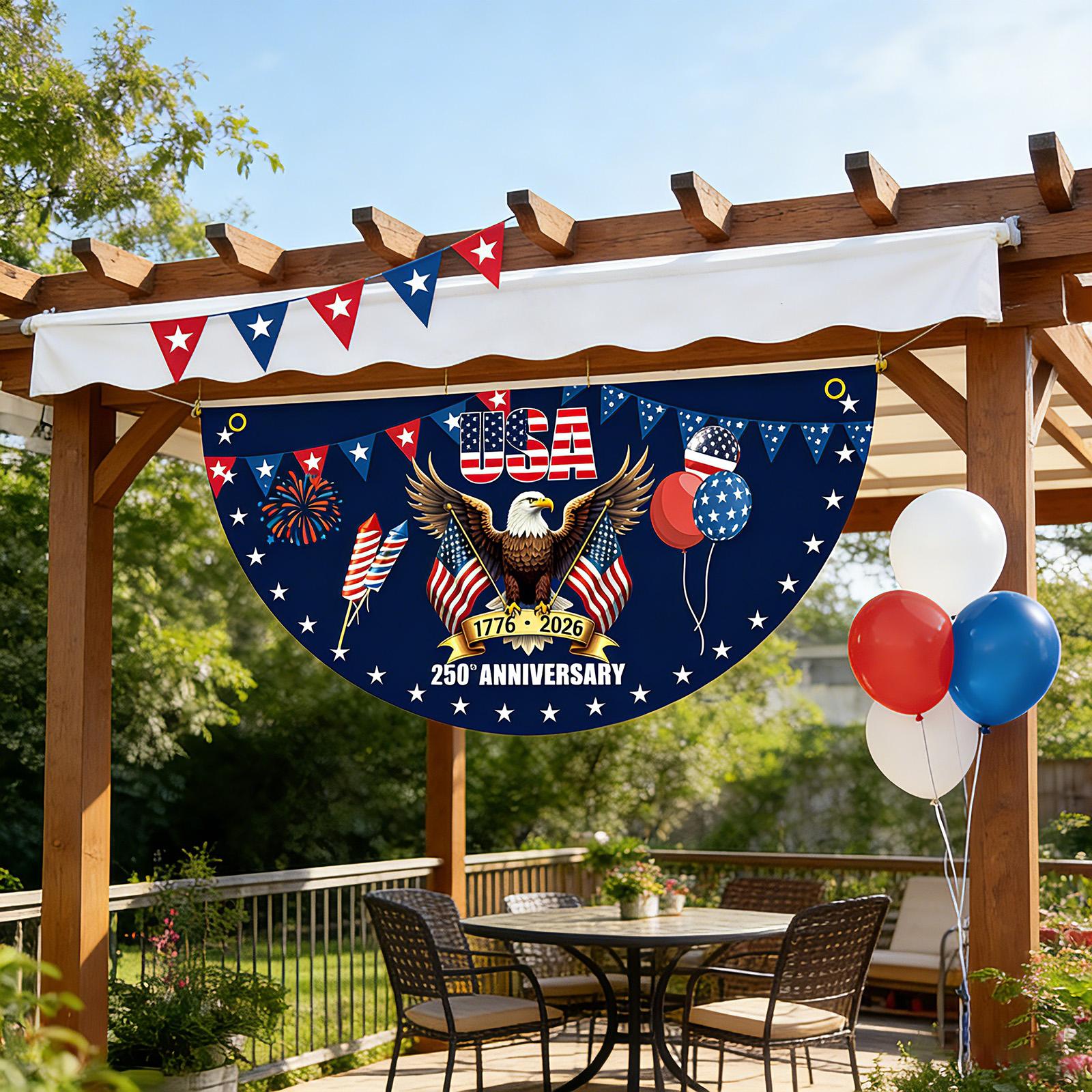 250th Anniversary American Flag Garden Decoration Flag One Size
250th Anniversary American Flag Garden Decoration Flag One Size