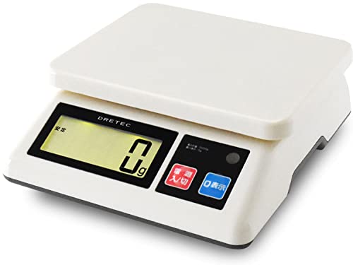 Dretec Commercial Scale, 2g Increments/5kg Capacity, Water-Resistant (IPX2), Adjustable Leveling by Feet, Digital Kitchen Scale for Commercial Use
Dretec Commercial Scale, 2g Increments/5kg Capacity, Water-Resistant (IPX2), Adjustable Leveling by Feet, Digital Kitchen Scale for Commercial Use