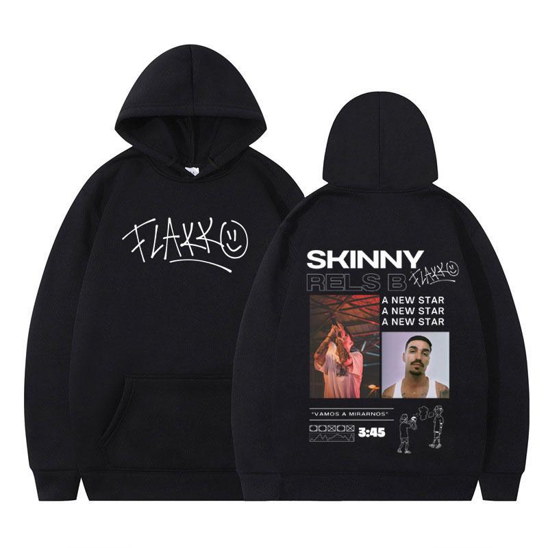 Rapper RELS B Skinny Flakk A New Star Album 2025 Hoodie Men Women Fashion Clothing Sweatshirt Long-sleeved Harajuku Pullover Top 3XL
Rapper RELS B Skinny Flakk A New Star Album 2025 Hoodie Men Women Fashion Clothing Sweatshirt Long-sleeved Harajuku Pullover Top 3XL