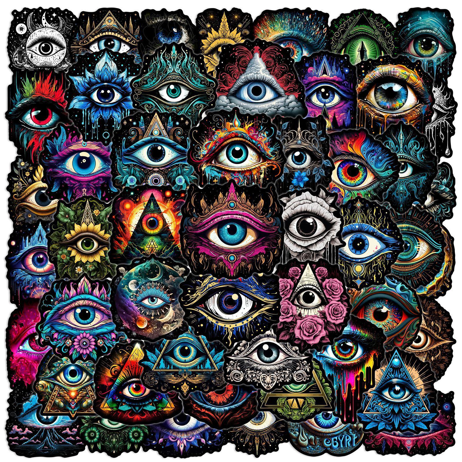 50PCS Terror Eyeball Stickers Waterproof Cool Cartoon Graffiti DIY for Phone Laptop Guitar Kids Toy
50PCS Terror Eyeball Stickers Waterproof Cool Cartoon Graffiti DIY for Phone Laptop Guitar Kids Toy